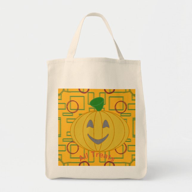 Bolsa Tote Design de Costume Laranja Todas as Tratações SemTr (Frente)