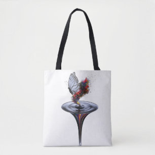 Bolsa Tote Design de Crescimento Pessoal Inspirado na Metamor