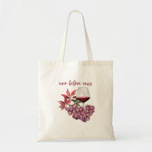 Bolsa Tote Design de Despedida de Solteira Vino Before Vows  