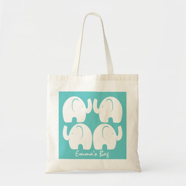 Bolsa Tote Design de elefante (Frente)