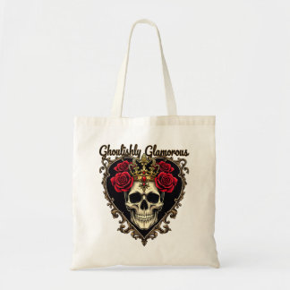 Bolsa Tote Design de Elegância Halloween Ghouly Glamorous
