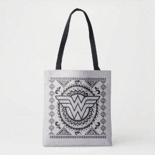 Bolsa Tote Design de Espiritual de Mulher Maravilha
