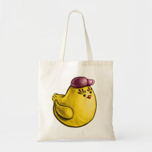Bolsa Tote Design de frango giro - Páscoa Pintinho amarelo en