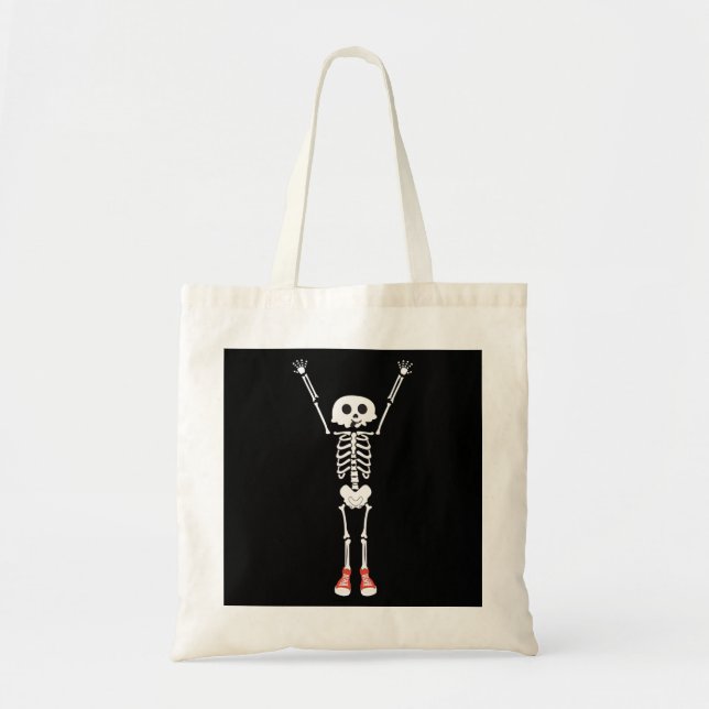 Bolsa Tote Design de Halloween legal Skeleton (Frente)