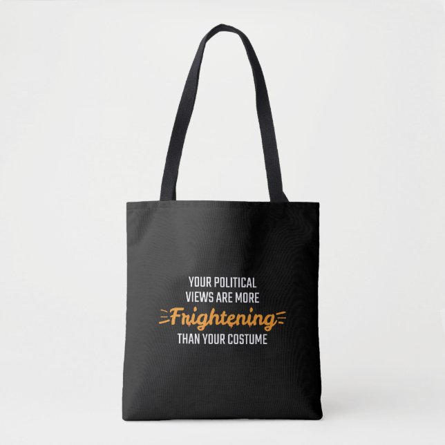 Bolsa Tote Design de Halloween para Amantes Políticos (Frente)