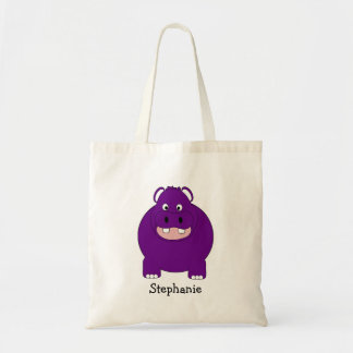 Bolsa Tote Design de Hipopótamo Personalizado