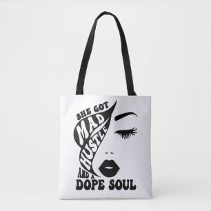 Bolsa Tote Design de Hustle natalino para empoderar mulheres 