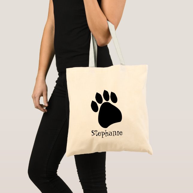 Bolsa Tote Design de Impressão de Pata (Frente (produto))