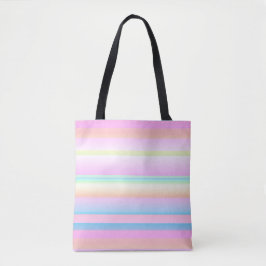 Bolsa Tote Design de listração criativa de cor pastel