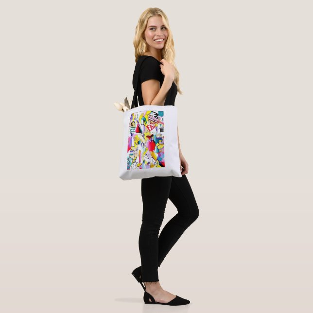 Bolsa Tote Design de Moda pela Crazy Art (No(a) Modelo)