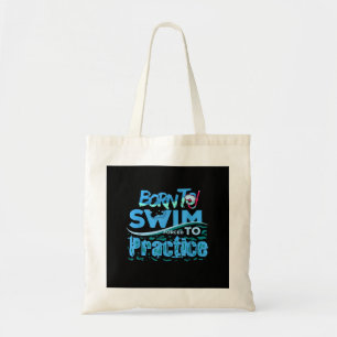 Bolsa Tote Design de Natação Engraçada