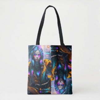 Bolsa Tote Design de Neon Girl