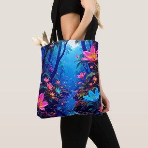 Bolsa Tote Design de Oásis da Selva Eetérea