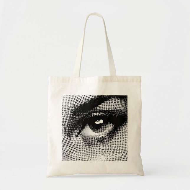 Bolsa Tote Design de olho pontiagudo (Frente)
