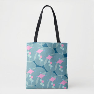 Bolsa Tote Design de padrão de Abstrato de Boomerang de Anos