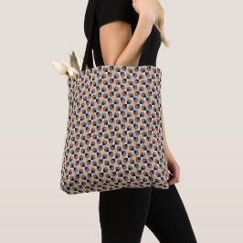 Bolsa Tote design de padrão digital abstrato moderno 1245