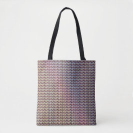 Bolsa Tote design de padrão digital abstrato moderno 1260