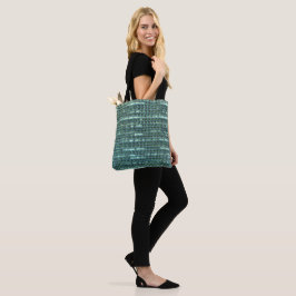 Bolsa Tote design de padrão digital abstrato moderno 1261