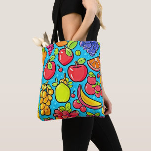 Bolsa Tote Design de padrão frutuoso