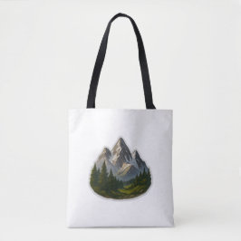 Bolsa Tote Design de Paisagem de Montanha
