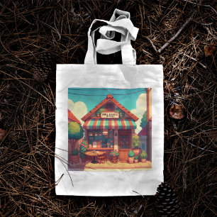 Bolsa Tote design de paisagem sonora da Cityscape nos anos 90