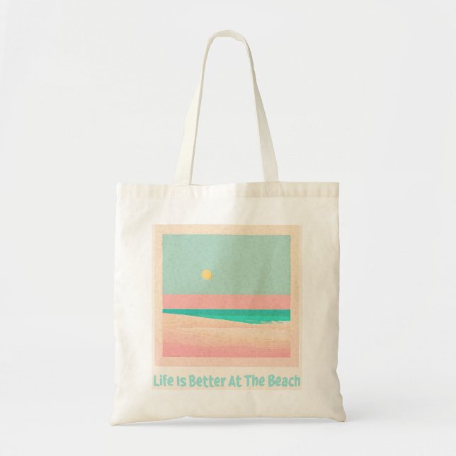 Bolsa Tote Design de praia (Frente)