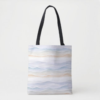 Bolsa Tote Design de Praia de Onda do Oceano 365