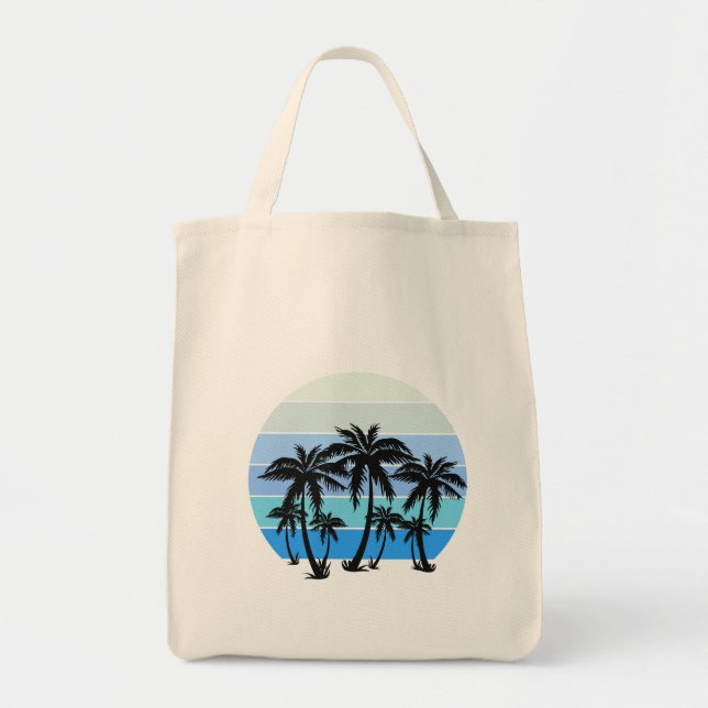 Bolsa Tote Design de praia incrível (Frente)