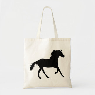 Bolsa Tote Design de Silhouette Cavalo