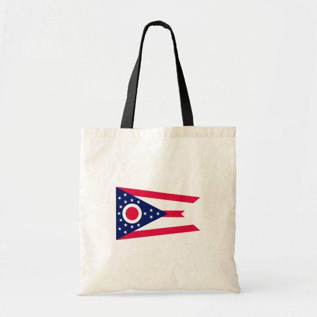 Bolsa Tote Design de Sinalizador do Estado de Ohio (Frente)