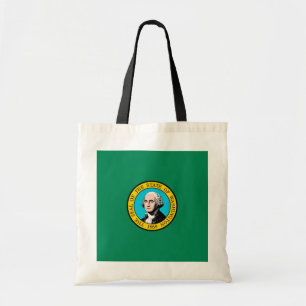 Bolsa Tote Design de Sinalizador do Estado de Washington