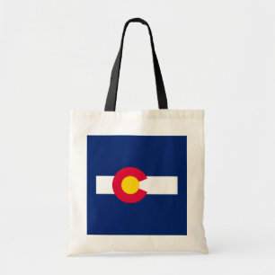 Bolsa Tote Design de Sinalizador do Estado do Colorado
