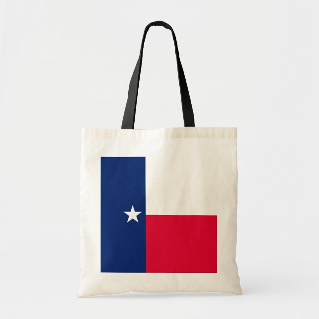 Bolsa Tote Design de Sinalizador do Estado do Texas (Frente)
