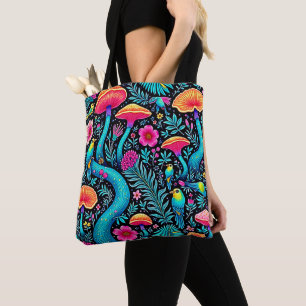 Bolsa Tote Design de Sonho Whimsical em Floresta Encantada