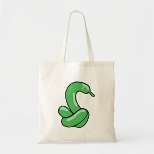 Bolsa Tote Design de swan de balões verdes divertidos