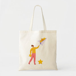 Bolsa Tote design de tema de avião