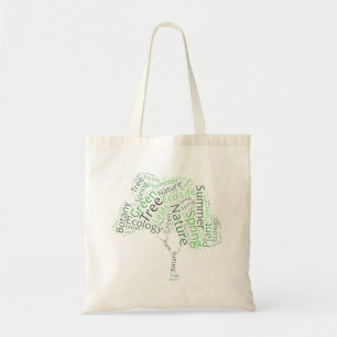 Bolsa Tote design de texto - Árvore ECO