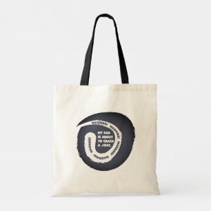 Bolsa Tote Design de texto bonito Meu Pai está prestes a queb