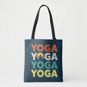 Bolsa Tote Design de texto Yoga