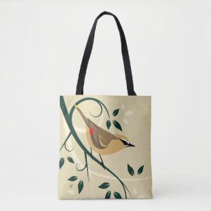 Bolsa Tote Design de Vedação de Cedar Estilizado
