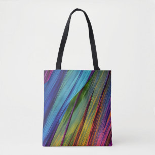 Bolsa Tote Design de WAVY colorido em azul e lacre