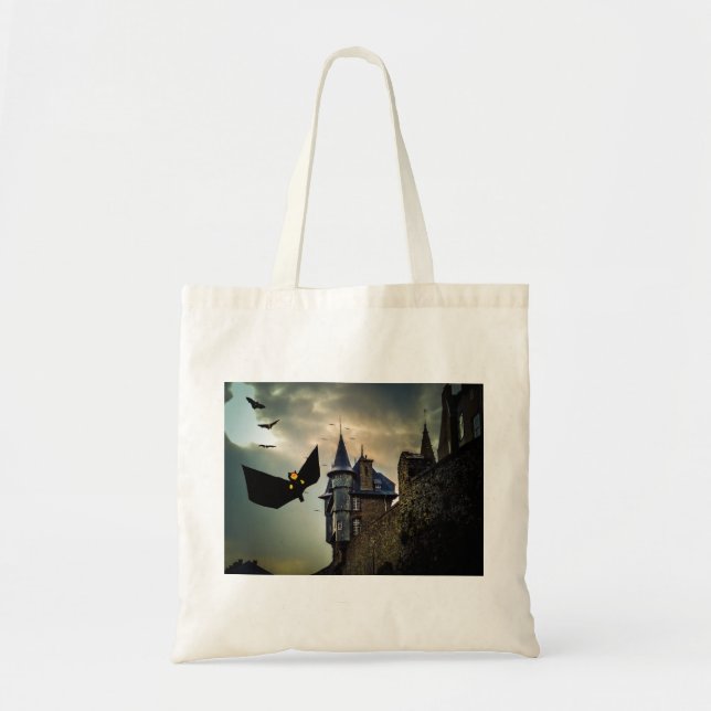 Bolsa Tote Design divertido para o Halloween (Frente)