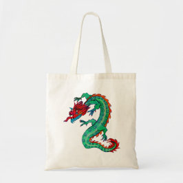 Bolsa Tote Design do dragão na sacola do orçamento