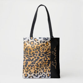 Bolsa Tote Design do impressão do teste padrão de Leoard