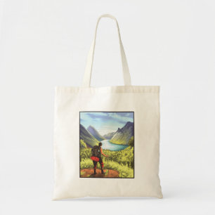 Bolsa Tote Design do Presente do Pista das Montanhas de Pista
