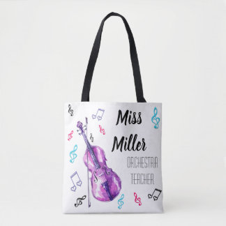 Bolsa Tote Design do professor da orquestra