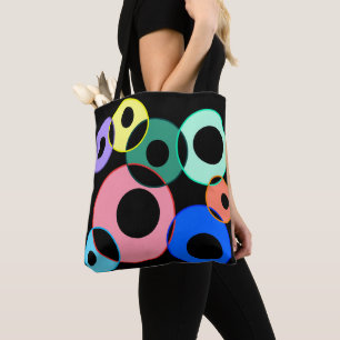 Bolsa Tote Design do Rainbow Billiard Balls