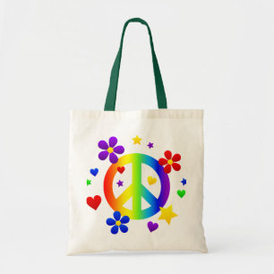 Bolsa Tote design do sinal de paz