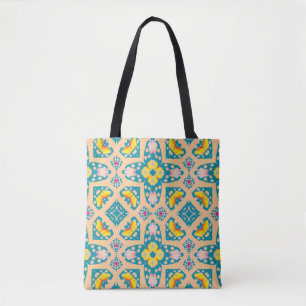 Bolsa Tote Design do tecido. Ilustração De Moda Inca. Lisboa