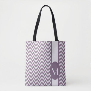 Bolsa Tote Design Elegante de lavanda Elegante de com monogr